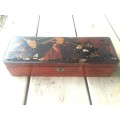 Chinese Lacquer hinged painted box