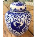 Chinese Blue and white ginger jar