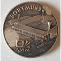 1974 Silver Dortmund German Football medal - 12.6g