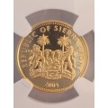 2004 Gold 10th Oz - Sierra Leone NELSON MANDELA- PF70 - Perfect!