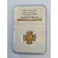 2004 Gold Sierra Leone $50 - NELSON MANDELA- NGC PF 68