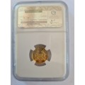 2004 Gold Sierra Leone $50 - NELSON MANDELA- NGC PF 68