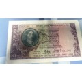 TEN POUND NOTE D SERIES IN MINT CONDITION