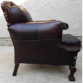 LIMITED EDITION - Rosary Ball and Claw Leather Arm Chairs
