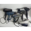 Bulk Lot Of Heat Guns - Hair Dryers - Portable Vacuum | Even If It Sells For R10, It Must Go Today!