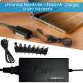 Universal Laptop Charger + 8 Pin Connectors | 7 Power Options - 12 To 24 Volts