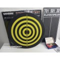 Retail: R2649 - Winmau Double Sided Dartboard + Darts + Scoreboard + Original Box - Limited Offer