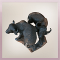 2 Buffalo`s Carved from wood