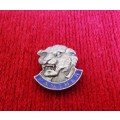 1930`s Vintage enamel PANTHER Motorcycle buttonhole lapel badge made by the  Birmingham Medal Co.