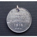 Silver tone Oranje Vry Staat Medalie `Nationale Fees Vrede OFS 3rd en 4rde Februarie 1916`