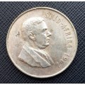 1967 Silver One Rand Coin Verwoerd Afrikaans markings only