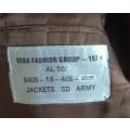 SADF Lt Admin Corps Step out jacket. Jacket ,badges, buttons & Flashes mint condition. Bush war era