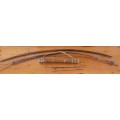Vintage Bushman bows, quiver with three arrows. NOT Tourist items