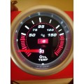 Ket Oil Temperature Gauge - 2` / 52mm (50~150) Tinted Shell Car Smoke Universal Silver