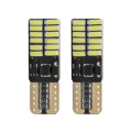 2 x W5W T10 24 LED Canbus Bulb 4014SMD Parking Lights Error Interior