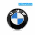 BMW 82mm Bonnet/Trunk Badge with Pins for E46 E39 E36 E60 E90 F30 E53 E34 E30 F10 F20