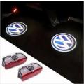 LED 3D Laser Car Door Welcome Light Projector Logo For Vw Caddy, Touran, Beetle, Golf, Jetta