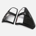 Black Rear Tail Light Lamp Cover Trim For Toyota Hilux / Hilux Revo 16-19
