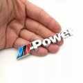 M3 power Motorsport Metal Logo Car Sticker Grill Emblem  Badge for BMW