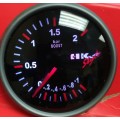 2" 52mm Boost Gauge ( HK Style) Stepper Led Smoked
