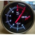 Oil Pressure Gauge ( HK Style) Stepper Led Smoked 2` / 52mm