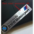 Powered By BMW Motorsport Sticker