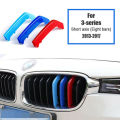 BMW M-Power 8 BARS Kidney Grille 3 Color Cover Insert Clips fits BMW F30 F31 13 -18