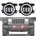 Jeep Wrangler Led Fog Light Set With Drl and Indicator Fog Light Set