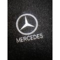 Universal Car Mat With Mercedes Benz Logo - 4 Piece