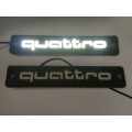 AUDI QUATTRO Flexible COB LED Daytime Running Light DRL Grille Emblem