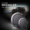 Black Fuel Cap Cover For Jeep Wrangler 2 and 4 Door JK 2007-2021