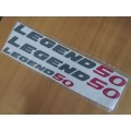 Toyota Legend 50 Vinyl Sticker Set High Quality Decal