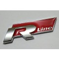 RLINE CHROME RED Sport Sticker