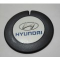 Licence Disc Holder Plastic Black HYUNDAI