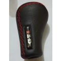 Universal Black PU Leather Manual Car Gear Shift Knob Handle Stick