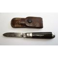 Vintage Richards (Lamppost) Pocket Knife in pouch -- Victoria Falls -- Sheffield, England