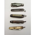 Miniature Richards `Lamp Post` pocket knife lot made in Sheffield, England.