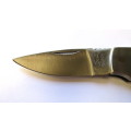 Torro surgical steel lock back knife - old stock Made in South Africa -- Lion