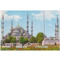 Vintage Post Card -- The Blue Mosque, Istanbul.