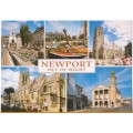 Vintage Post Card - Isle of Wight. Newport. Salmon Cameracolour Post Card