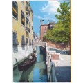 Vintage Post Card - Venice, Toreselle Canal. Italy