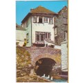 Vintage Post Card - Polperro, The House on the Props. England.