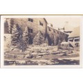 Vintage Post card - Canada - View of Rock Garden and Log Chateau, Seigntory Club