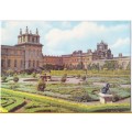 Vintage postcard - Blenheim Palace - Italian Gardens, England.