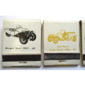 Vintage match books - Rolls Royce `Silver Ghost` &  Morgan `Aero`
