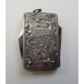 Vintage sterling silver pendant knife / cigar cutter / tool