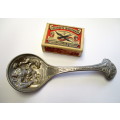 Vintage Dutch Pressed ornamental spoon