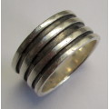 8.7 g Mens 925 Sterling silver ring - 20mm / size U