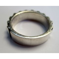 Mens Silver Ring 21mm / Size  - W  - 11g