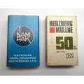 Vintage Matches Nampack Operations & Herzburg Mullne 1920 - 1970